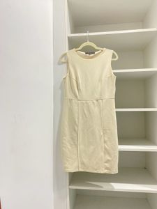 Vero Moda Sheath Beige Dress