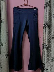 Navy Flare Leggings