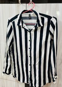 Striped Button-Down Shirt