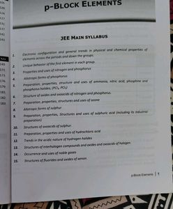Chemistry JEE Main Module-6