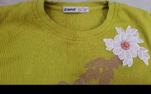 Lime Green Knitted Top