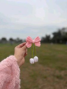Adorable Crochet Bow Hair Clip