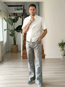 Men's Grey Diesel Pants