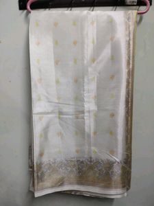 Beautiful Saree Tassar Silk Imitation