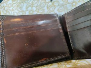 Classic Genuine Patent Leather Wallet