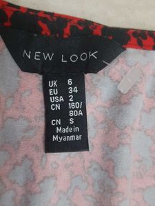 NEW IMPORTED - Red &amp; Black Floral Print Midi Dress