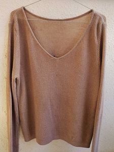 Shimmer V-Neck Sweater