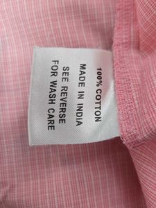 Chic Pink Striped Button-Up Shirt