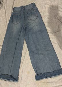 Wide Leg Denim Jeans