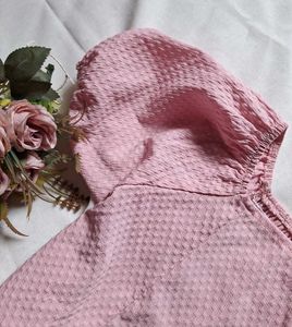 Cute Korean puffed sleeve top