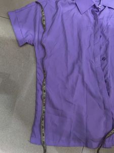 Lavender Button-Up Shirt