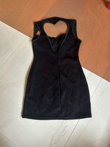 Chic Black Halter Neck Mini Dress