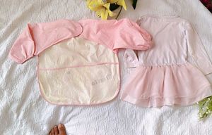 Very Cute N Beautiful Frock With Long Sleeves Bib
