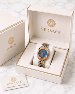 Versace women’s  Luxury Analog Watch – Green Sunra