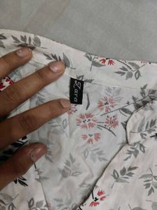 Floral Print Midi Dress/ short kurti