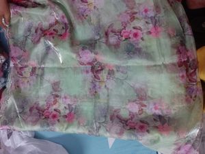 Designer Piece Saree With Original Mirror Work