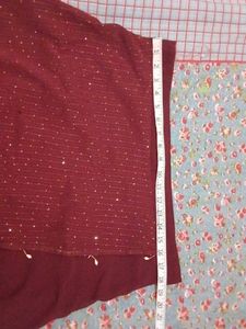 Ashish N Soni Sparkly Maroon Lehenga
