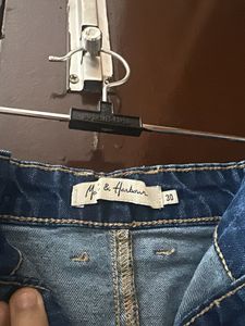 Classic Blue Denim A-Line Skirt