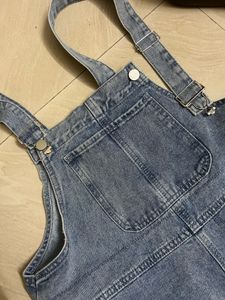 Baggy Y2K Denim Short Overalls