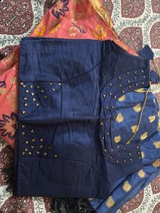 Designer Navy Blue chaniya choli