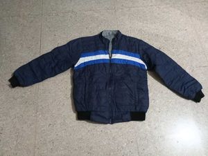 Vintage Navy Blue Puffer Jacket