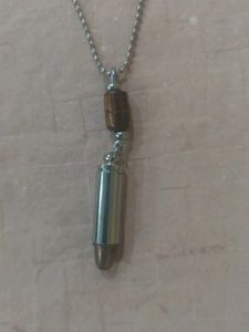 Classic Bullet Pendent Necklace for Men