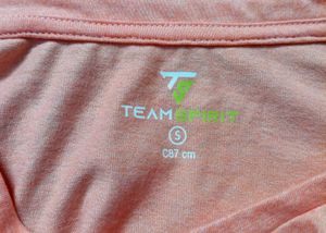 Peach "Run Faster" Graphic T-Shirt