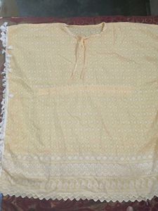 Elegant Embroidered chikankari Kaftan