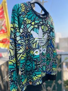 Adidas Butterfly Print Sweatshirt..