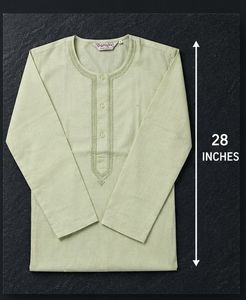 Men's Light Green Kurta Set