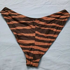 ⚛️ Trendy Zebra Print Bikini Bottom