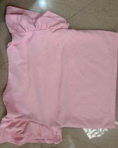 Pretty Pink Ruffled Top