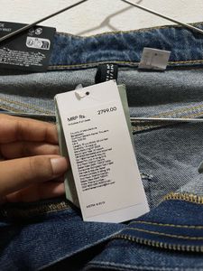 H&amp;M Wide Leg High Waist Bootcut Denim Jeans