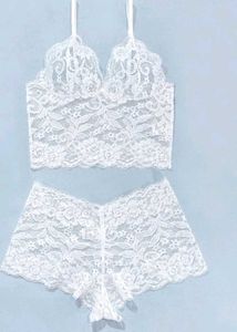 White Lace Lingerie Set