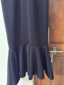 Chic Black Mermaid Hem Dress