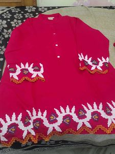 Beautiful Pink cordsetSet with Embroidery