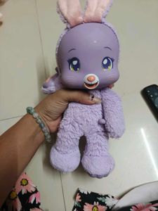 Cute Purple Bunny Plush Toy