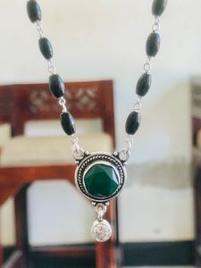 92.5 Pure Silver Mangalsutra (wt:-14.900g)