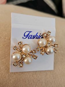 Pearl Accent Earrings