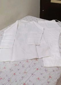 White chickenKari Cotton Kurta pajama