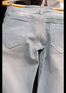 Light Blue Distressed Jeans