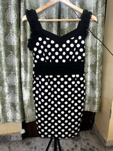 Chic Polka Dot Bodycon Dress