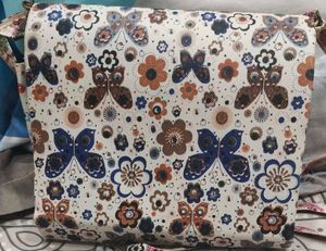Butterfly Print Sling Bag