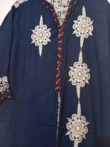 Blue A-line Kurti