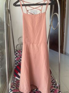 Peach Skater Dress
