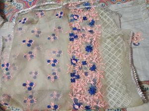 Embroidered Palazzo Pants