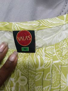Green Floral Print Kurta