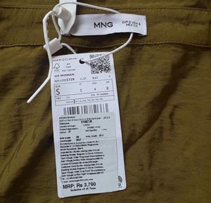 MANGO Olive Green Wrap Dress (NEW WITH TAG)