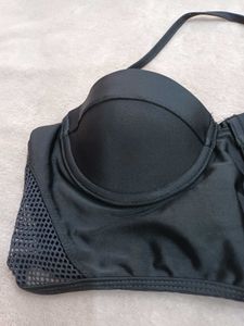 Stylish Black Bandeau Bikini Top