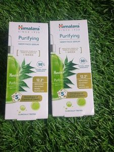 2 Himalaya Purifying Neem Face Serum (15ml each)